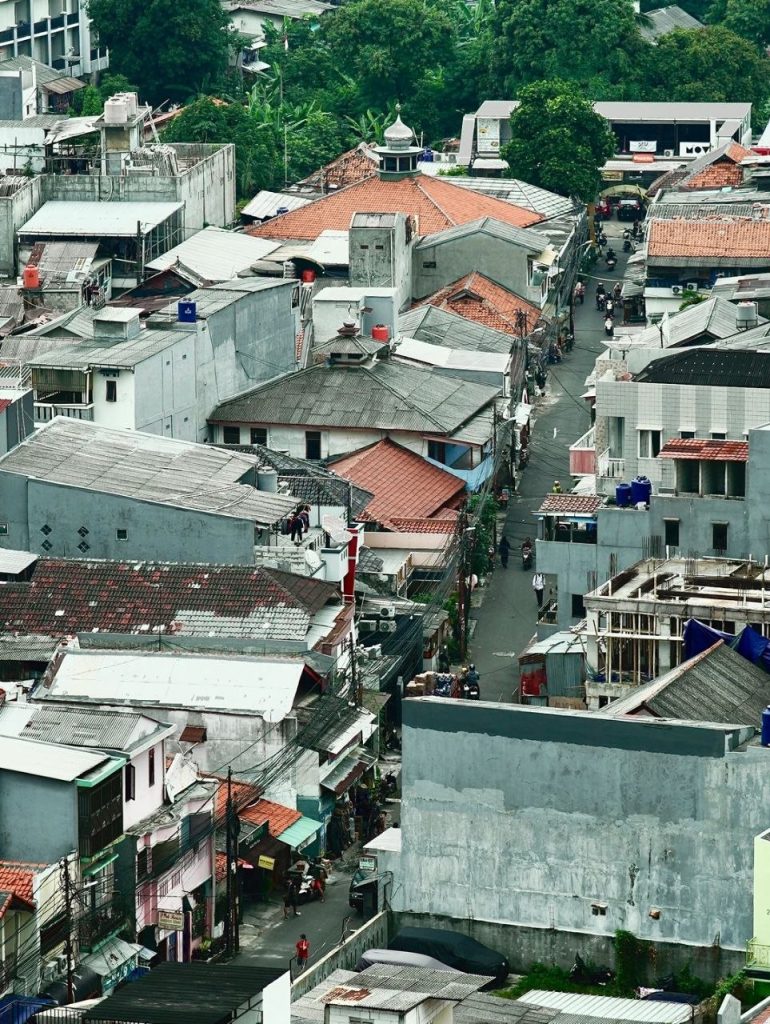 Residential neighborhood in Jakarta