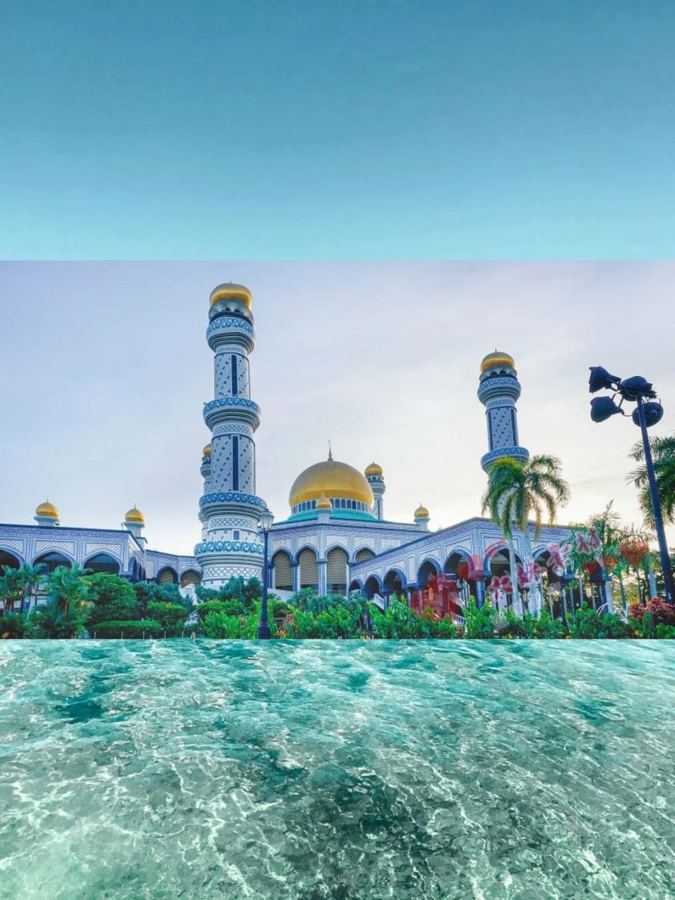 Mosque architecture in Bandar Seri Begawan