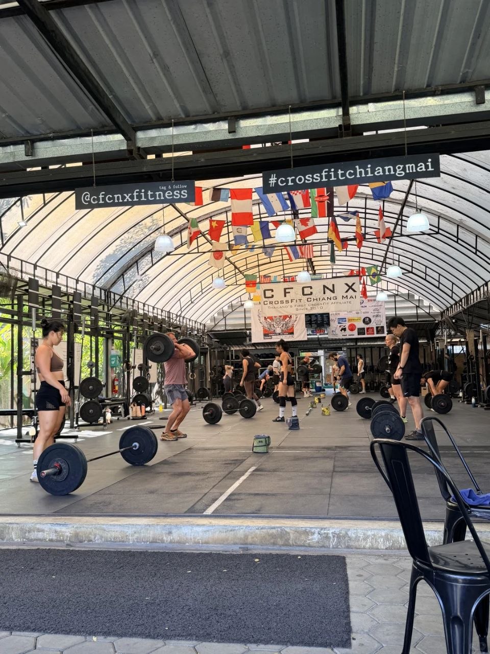 Fitness training and gym lifestyle in Chiang Mai Thailand 