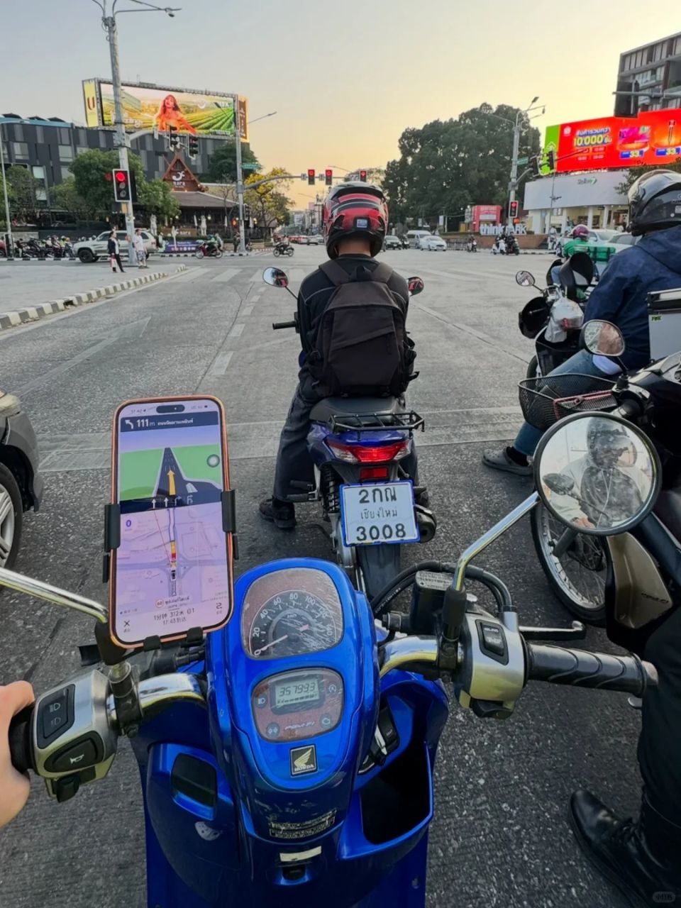 Motorbike transport in Chiang Mai Thailand 